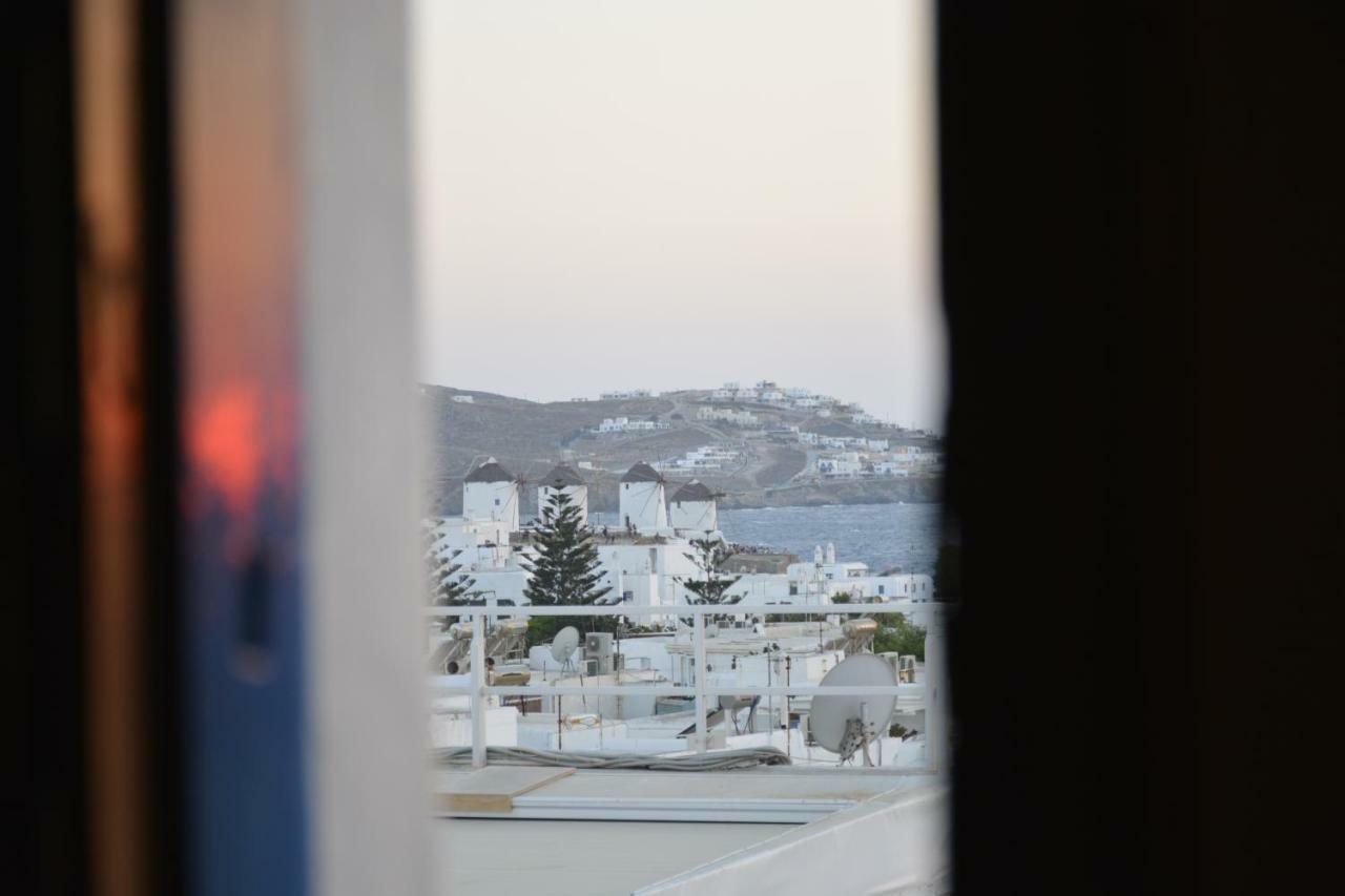 Bright & Relaxing Loft With Attic Room In The Heart Of Mykonos City Mykonos Town Bagian luar foto